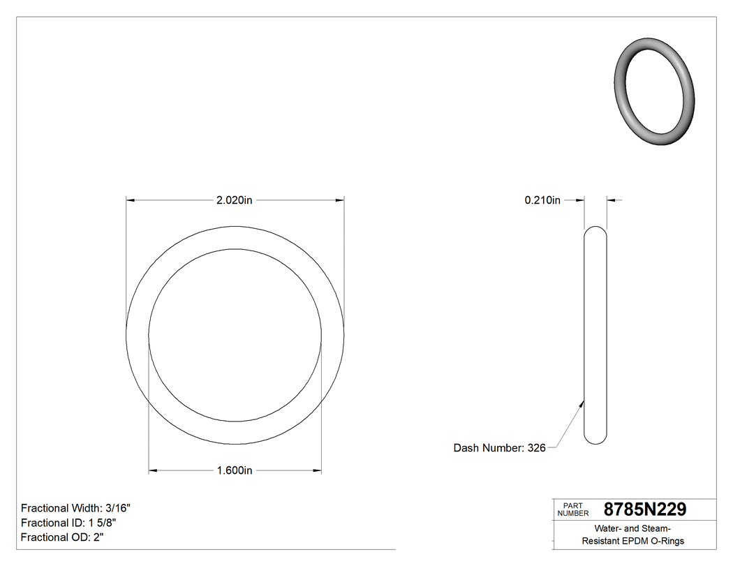 Technical drawing - 8785N229